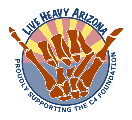 Live Heavy Arizona Sticker