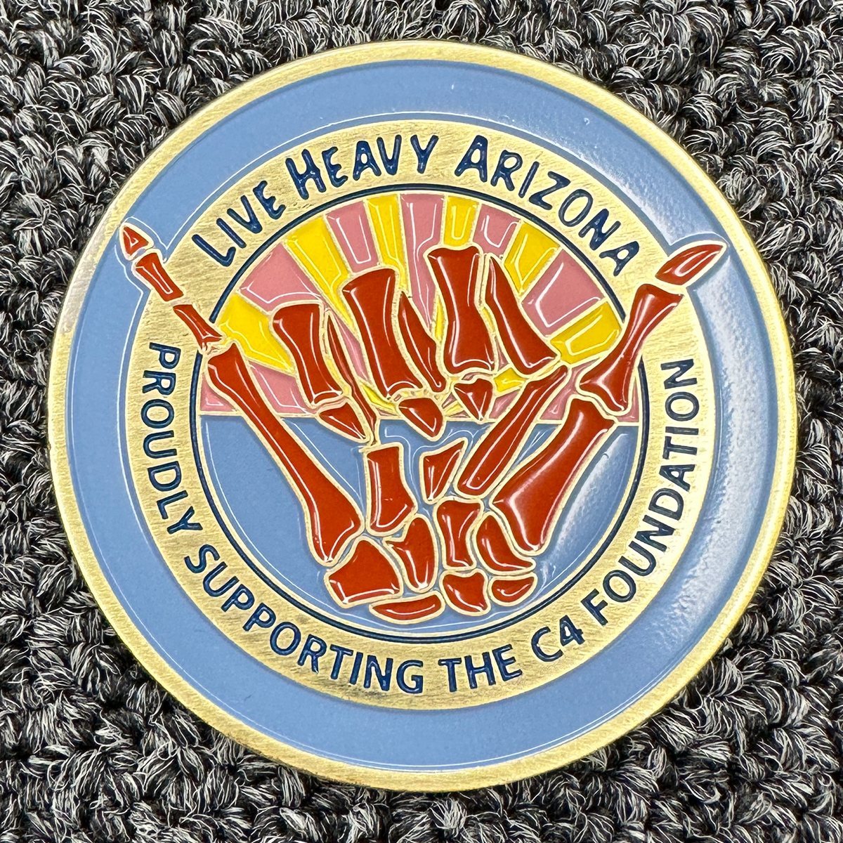 Live Heavy AZ Challenge Coin